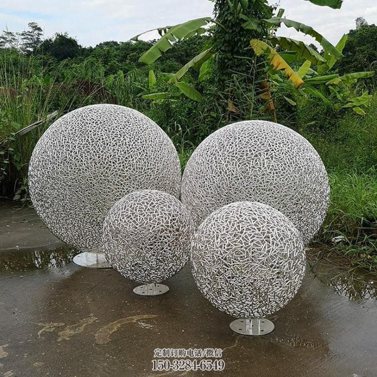 空心球雕塑精選，歐式風(fēng)格，鏤空空心球雕塑選定廠家