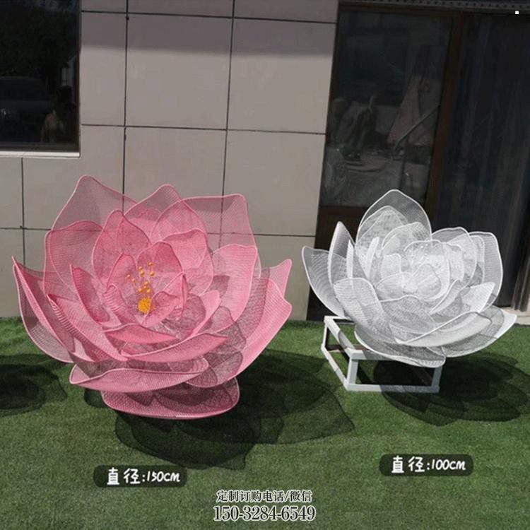玫瑰花雕塑通用，水景雕塑，鏤空玫瑰花雕塑廠(chǎng)家展品