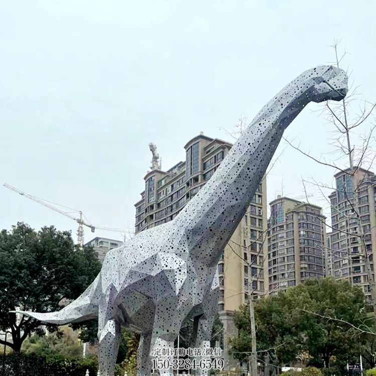 鏤空恐龍雕塑制造，歐式風(fēng)格，切面恐龍雕塑定價(jià)
