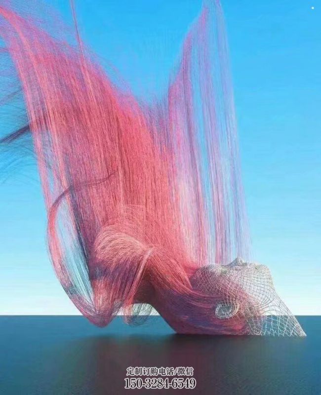 鏤空人物雕塑常用，景觀(guān)概念，鐵藝人物雕塑展品